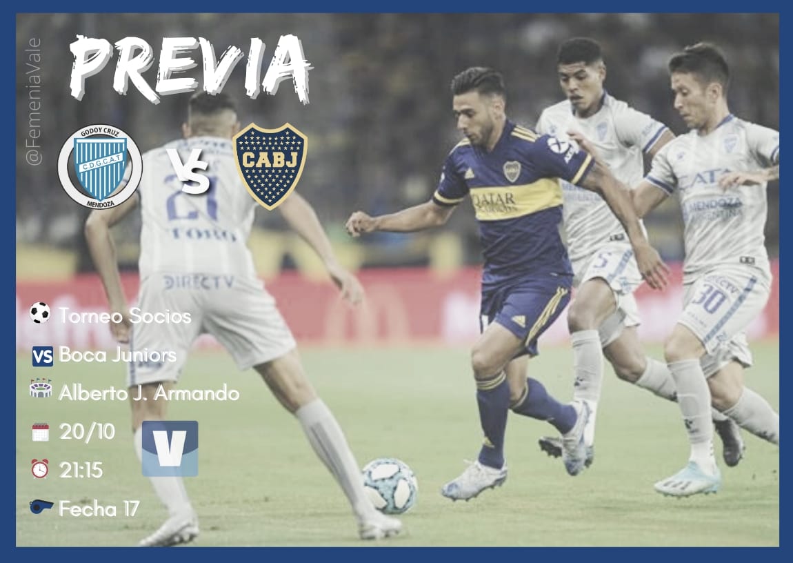 Boca Juniors - Godoy Cruz: Para seguir escalando en la tabla