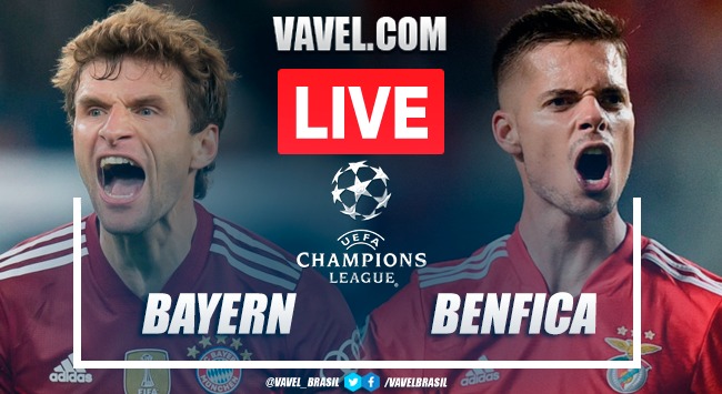 Gols e melhores momentos para Bayern de Munique 5-2 Benfica pela Champions League