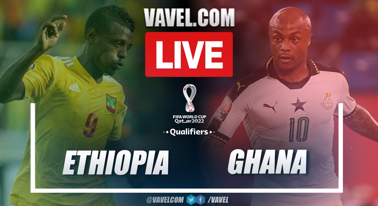 Goals and Highlights: Ethiopia 1-1 Ghana in 2022 World Cup Qualifiers