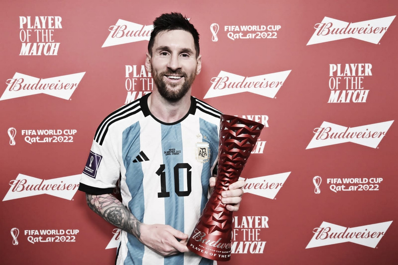 Lionel Messi fue la figura del partido frente a México
