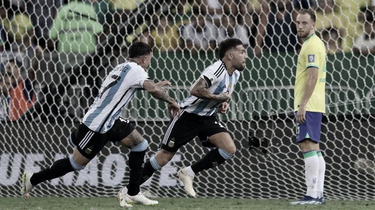 Argentina le gano a Brasil y le saco el invicto de local por Eliminatoria 
