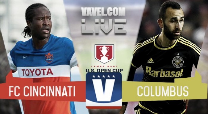 Result and Goals FC Cincinnati 1-0 Columbus Crew SC in 2017 Lamar Hunt US Open Cup