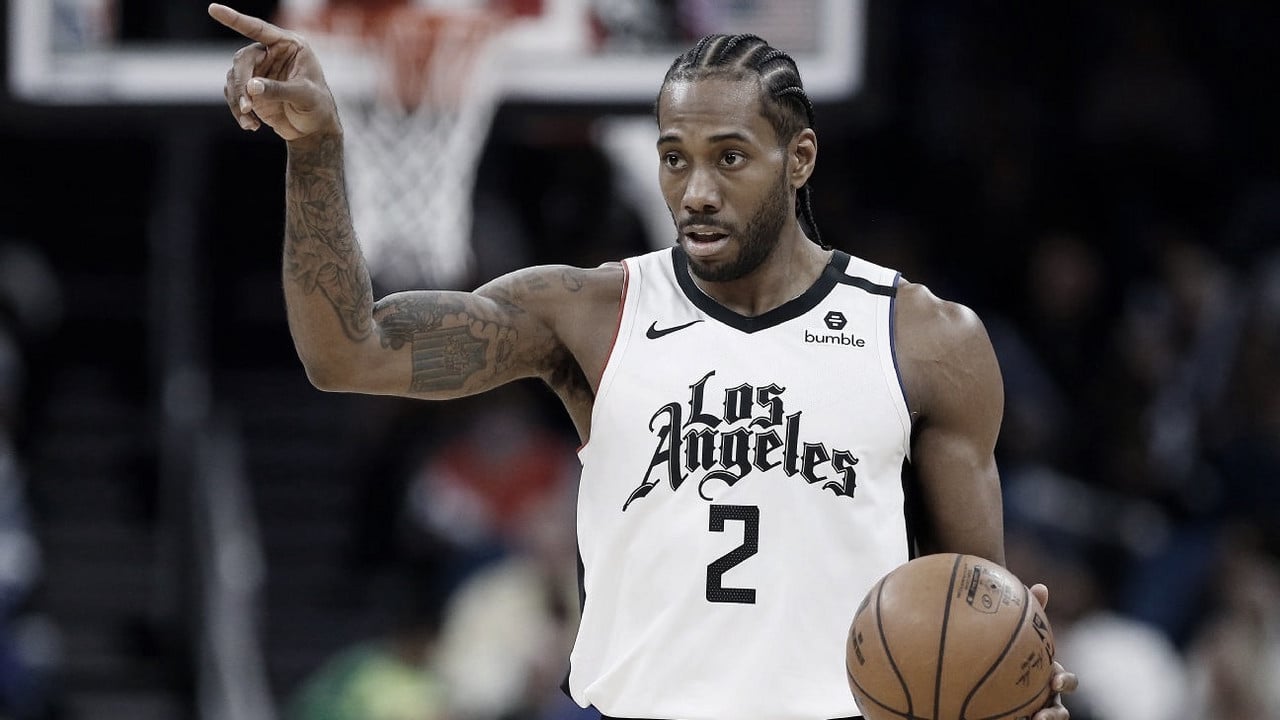 Kawhi Leonard: “It doesn’t matter about a statement on the back of our jerseys, it’s about doing the work”