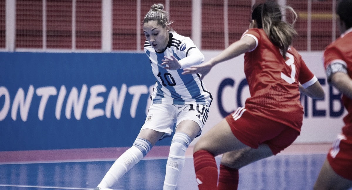 Primer día en la Copa América de Futsal Femenino