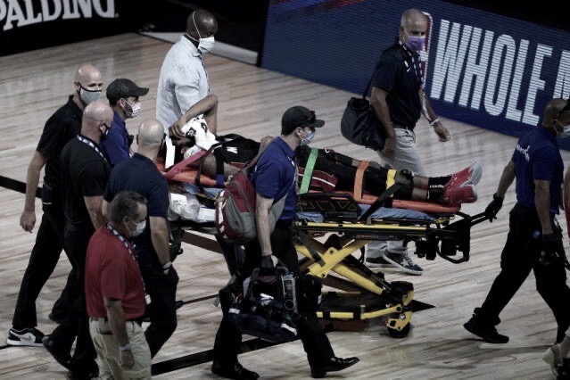 Derrick Jones Jr. Suffers Neck Injury