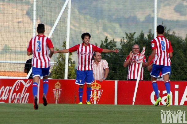Fotogalería: Sporting B - C.D. Tropezón, en imágenes