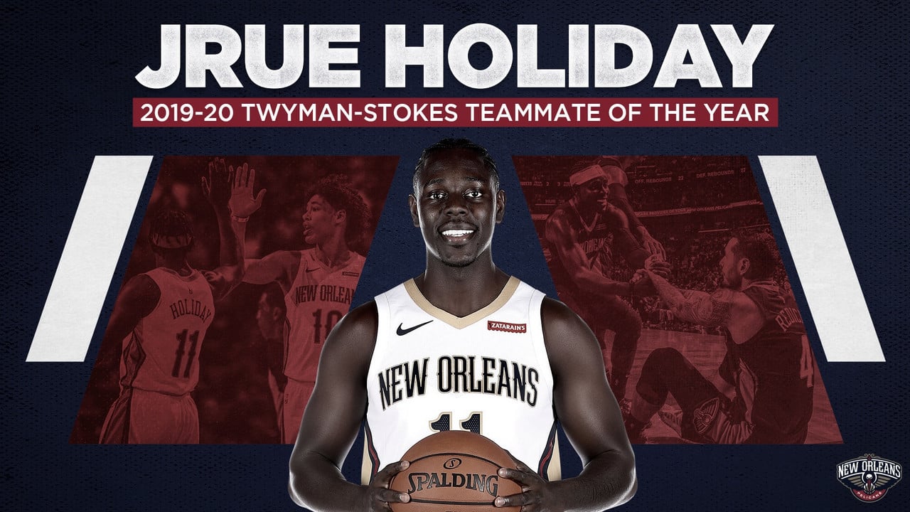 Holiday Wins 2019-20 Teammate of the Year Award