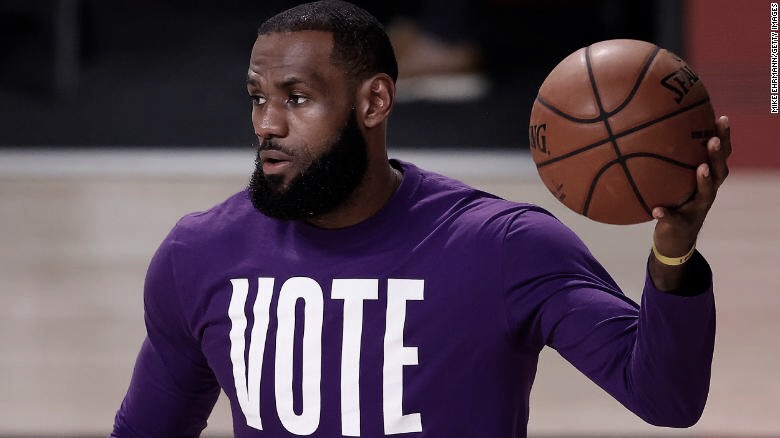 LeBron James Celebrates Biden's Win