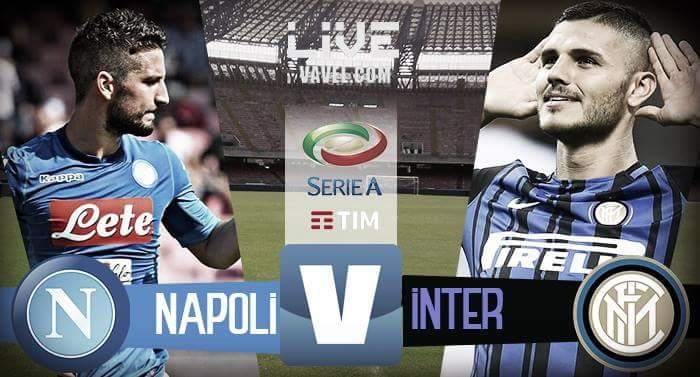 Risultato Napoli - Inter in diretta, LIVE Serie A 2017/18 - Reti bianche al San Paolo (0-0)