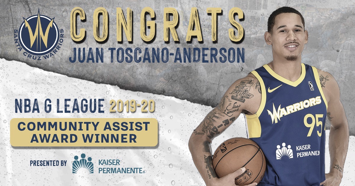 Thank You, Juan Toscano-Anderson 