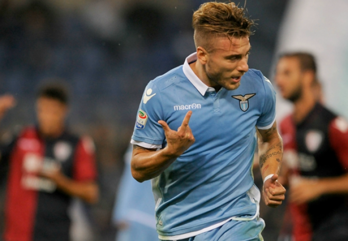 Lazio - Cagliari, Immobile illumina l'Olimpico