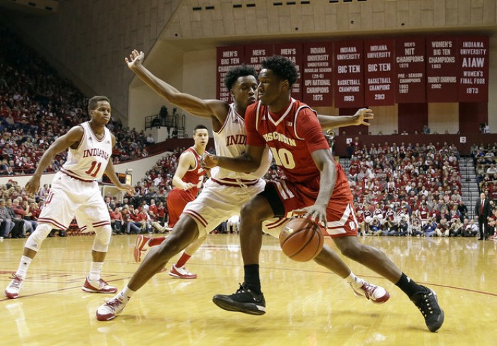 Indiana Hangs On At Home, Beats Wisconsin