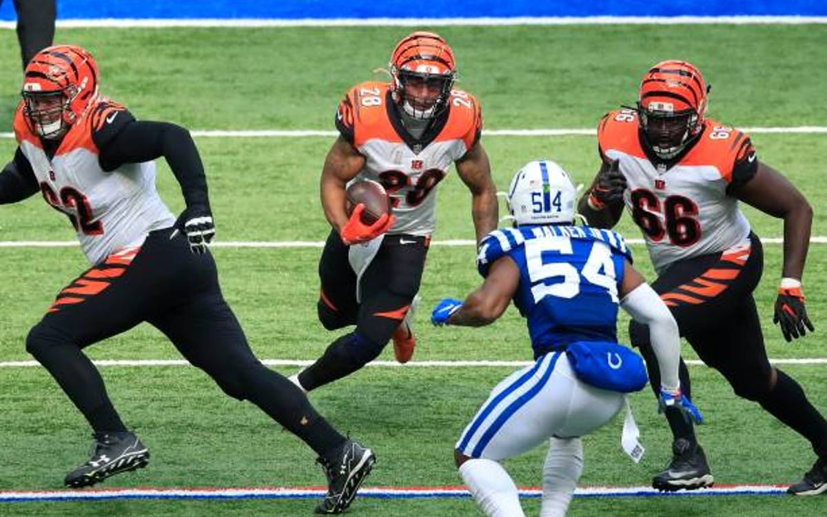 Highlights and touchdowns of Indianapolis Colts 14-34 Cincinnati Bengals in NFL