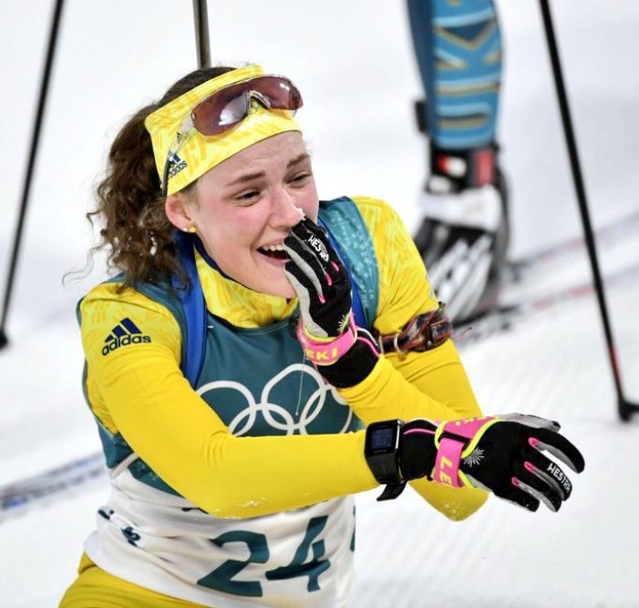 Hanna Oeberg, championne olympique de l'individuelle
