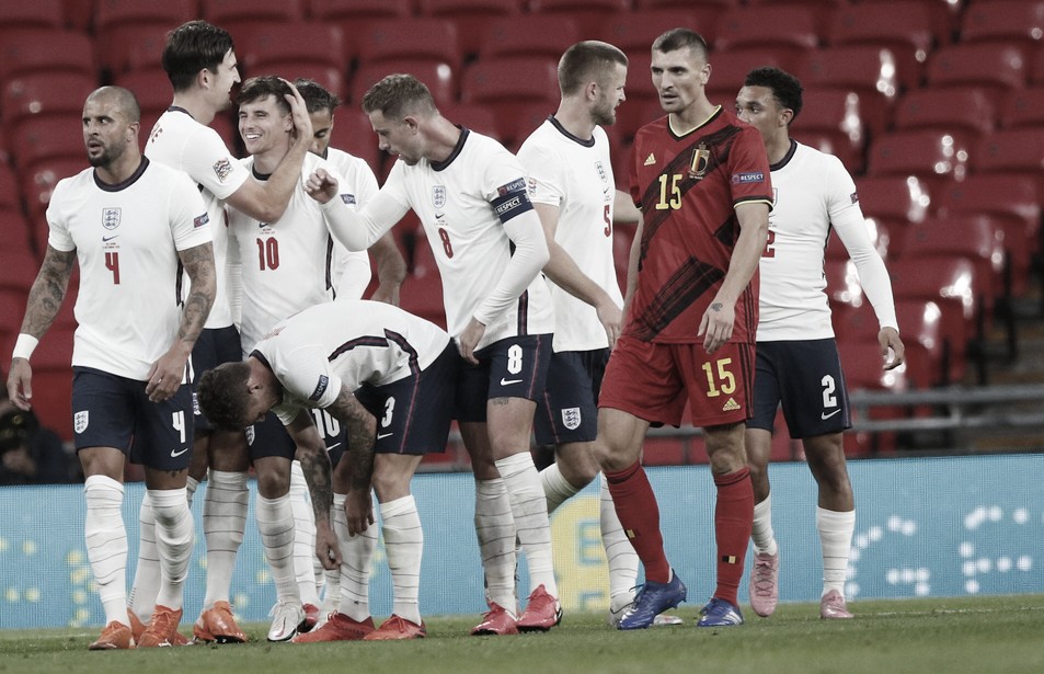Inglaterra faz lição de casa e provoca primeira derrota da Bélgica na Nations League