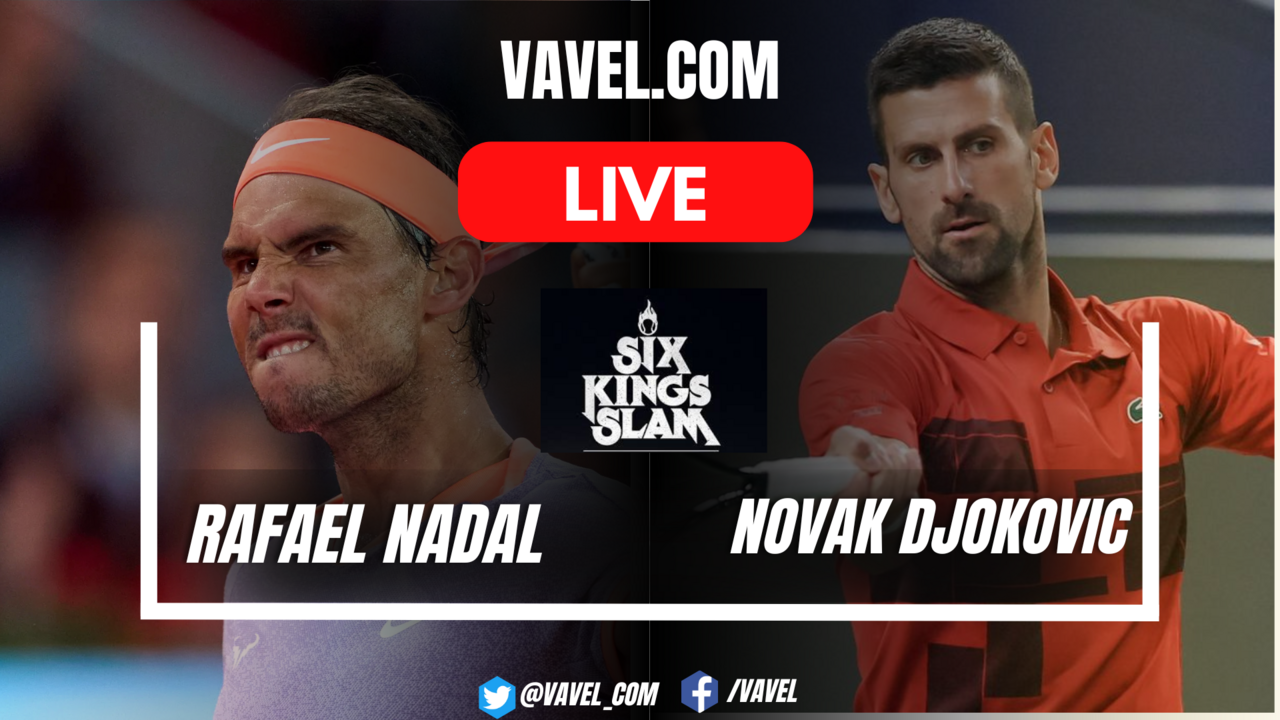 Sets and summary of the Nadal 0-2 Djokovic in the Six Kings Slam  | October 19, 2024