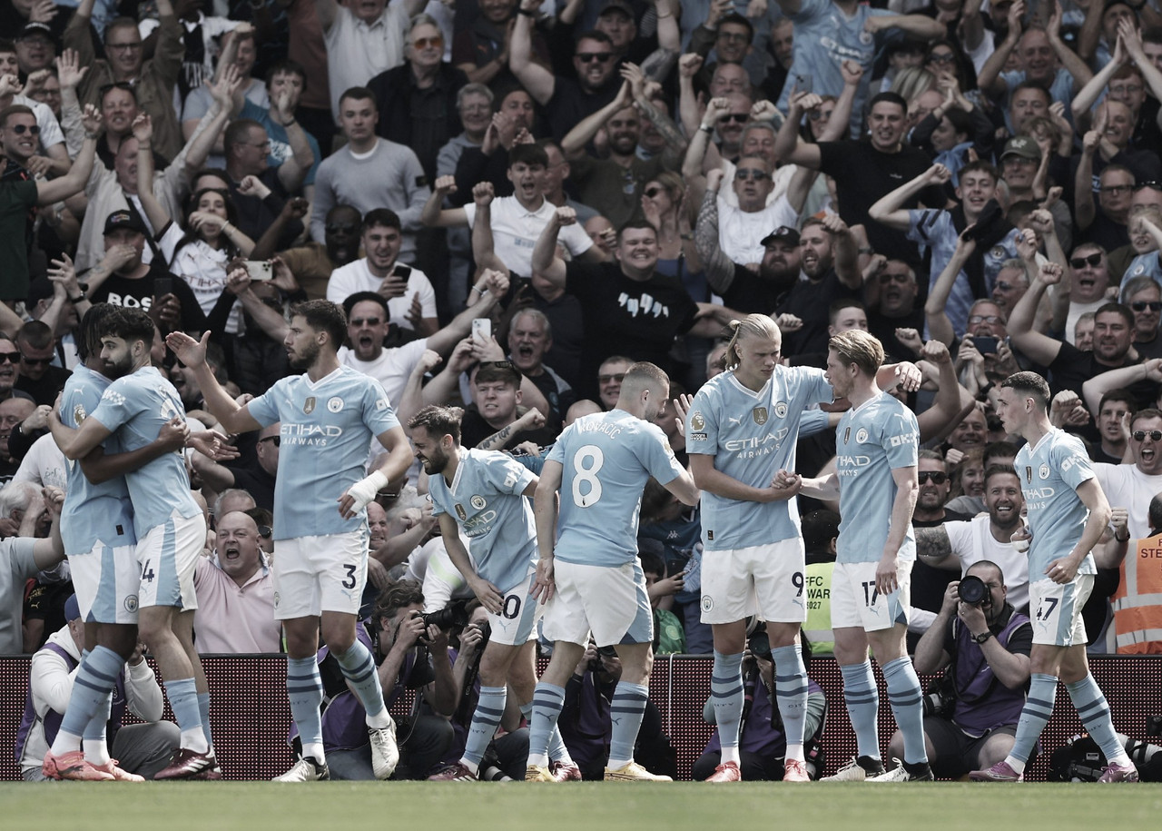 Manchester City Goleia Fulham E Joga Pressão Em Cima Do Arsenal Na