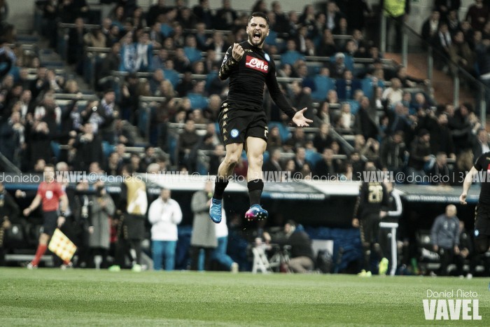 Autor de golaço no Bernabéu, Insigne acredita em classificação do Napoli: "Estamos vivos"
