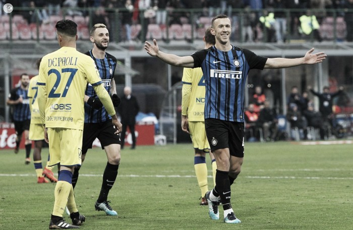 Serie A TIM: un'Inter devastante si prende il primato. Tripletta di Perisic e 5-0 al Chievo