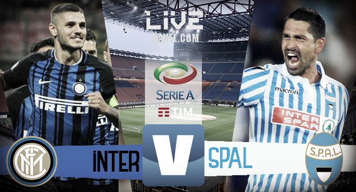 Risultato Inter - Spal in diretta, LIVE Serie A 2017/18 - Icardi, Perisic (2-0)