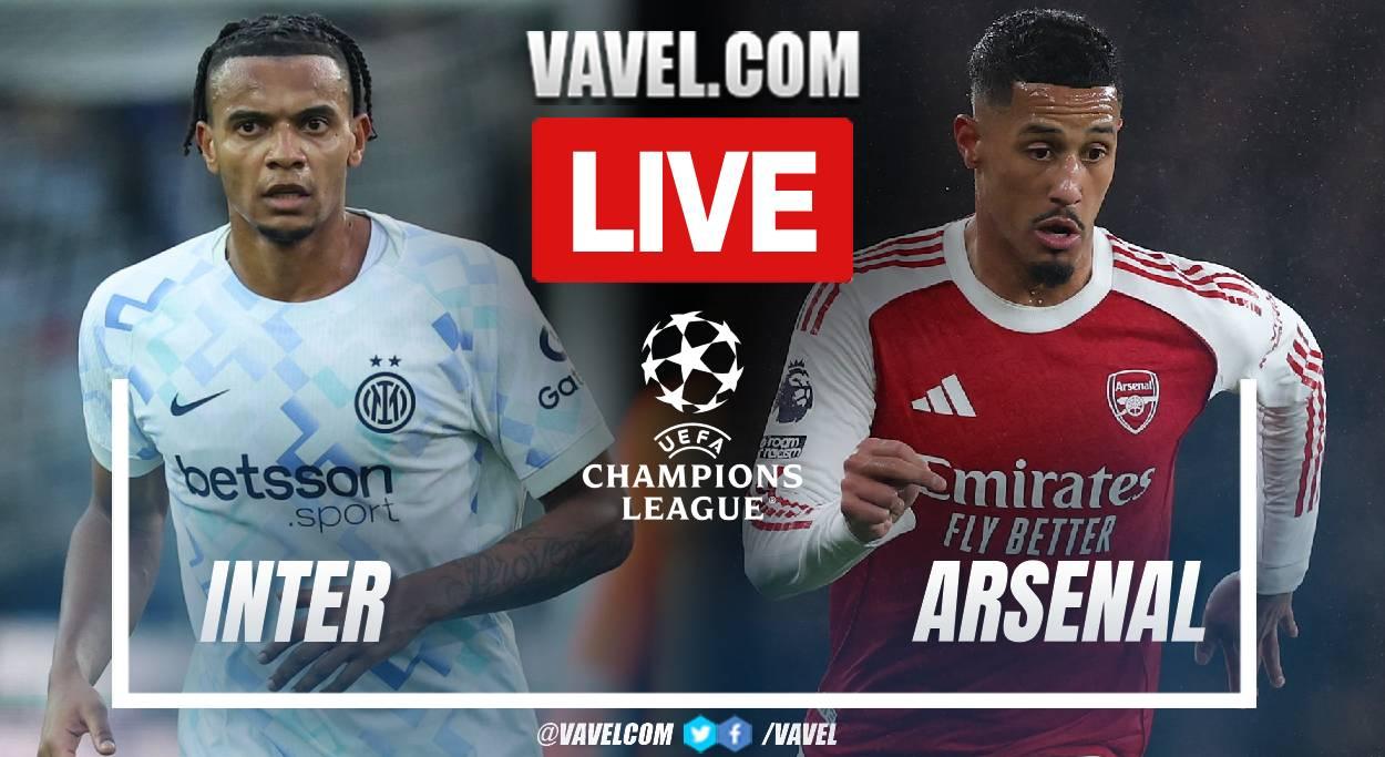 Inter vs Arsenal LIVE Score Updates in UEFA Champions League Match