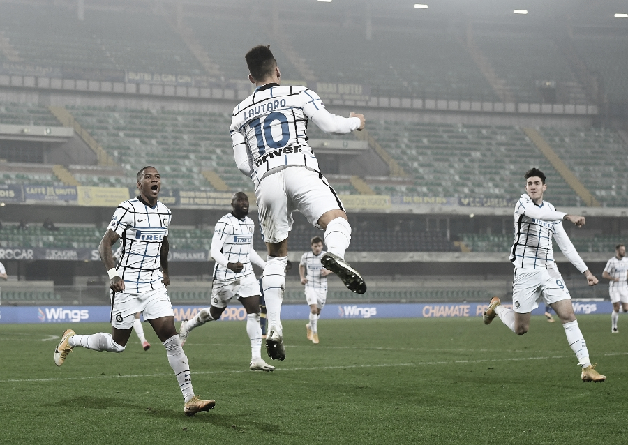 Internazionale bate Hellas Verona, conquista sétima vitória
consecutiva e segue caça ao Milan