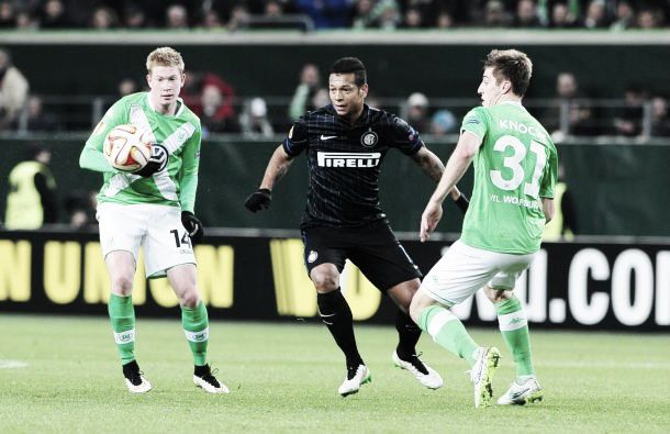 Score Inter Milan 1-2 Wolfsburg 2015