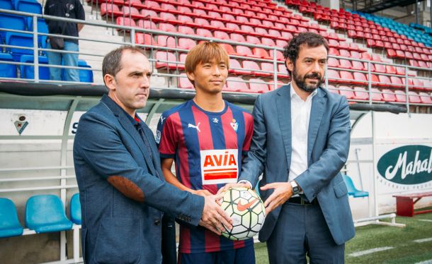Inui: "Con el Eibar cumplo el sueño de jugar en el fútbol español"