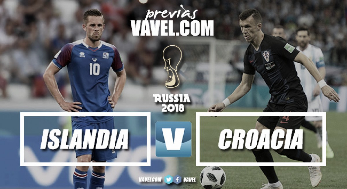 Com necessidade da vitória para buscar vaga nas oitavas, Islândia enfrenta já classificada Croácia