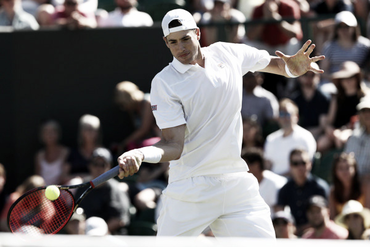 Isner se planta por primera vez en la segunda semana de Wimbledon