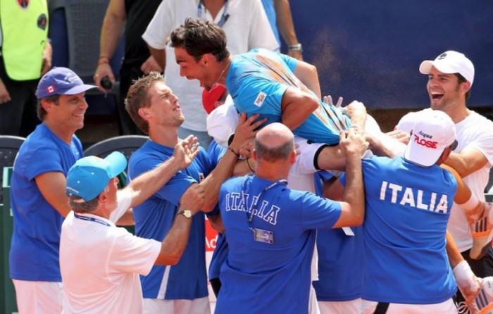 Coppa Davis, dopo il successo contro la Svizzera, sarà Italia-Argentina ai quarti