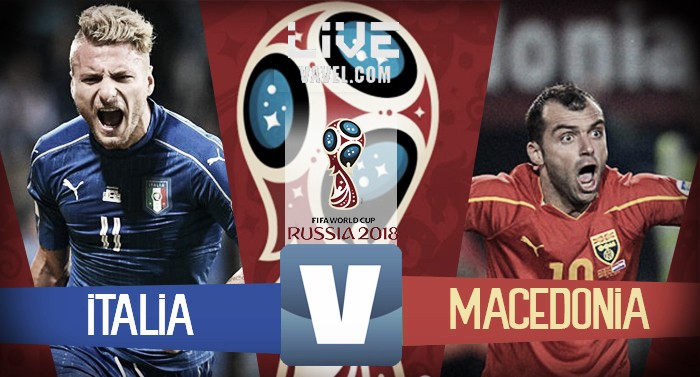 LIVE Italia - Macedonia, diretta qualificazioni Russia 2018 (1-1) - Bruttissima Italia, Chiellini e Trajkovski in gol