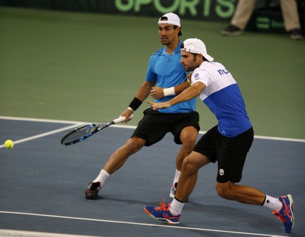 Coppa Davis: il doppio è azzurro, Italia avanti