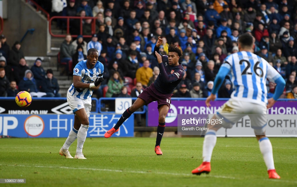 Huddersfield Town 1-2 Arsenal: First-half goals from Iwobi and Lacazette prove enough for three points