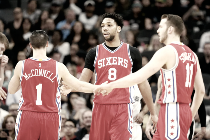 Philadelphia 76ers trade Jahlil Okafor, Nik Stauskas to Brooklyn Nets for Trevor Booker