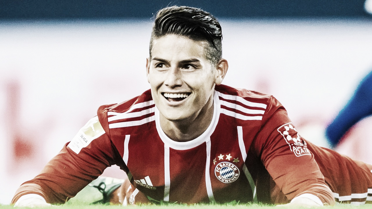James Rodríguez destaca vitória do Bayern e revela: "Dortmund está sob pressão" James Rodríguez destaca vitória do Bayern e revela: "Dortmund está sob pressão"