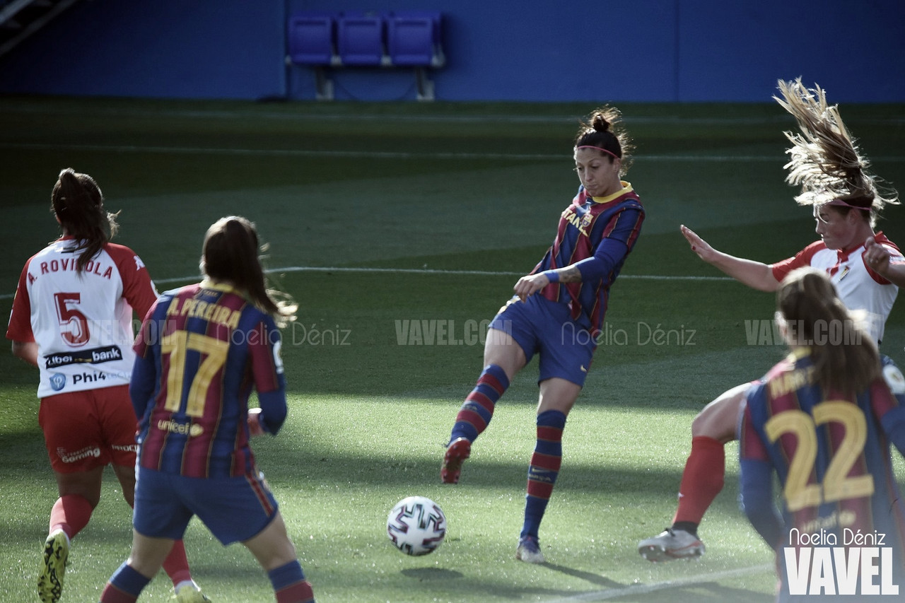 Jennifer Hermoso: "Es todo un honor para mí formar parte de la historia del Barça" Jennifer Hermoso: "Es todo un honor para mí formar parte de la historia del Barça"