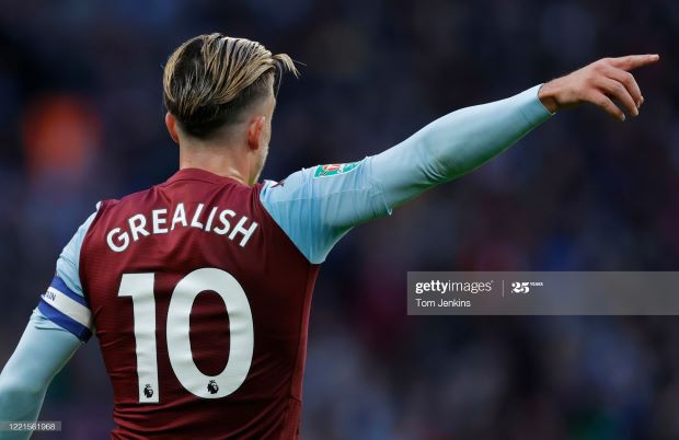 LONDON, ENGLAND - AUGUST 31: Jack Grealish of Aston Villa walk in tunel  ahead of the Premier League match between Crystal Palace and Aston Villa at  Selhurst Park on August 31, 2019