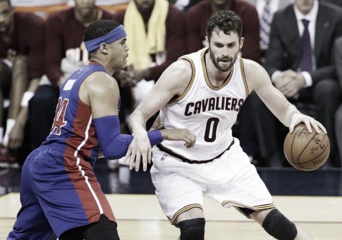 Cleveland Cavaliers knock down 20 three-pointers to beat Detroit Pistons, take 2-0 series lead