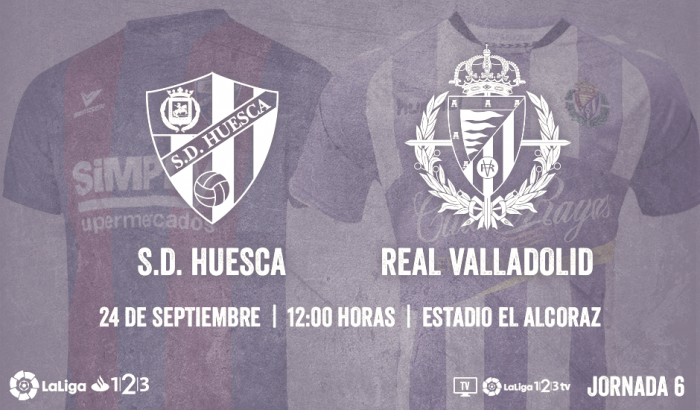 Previa S.D. Huesca- Real Valladolid: continuar en lo más alto de la tabla
