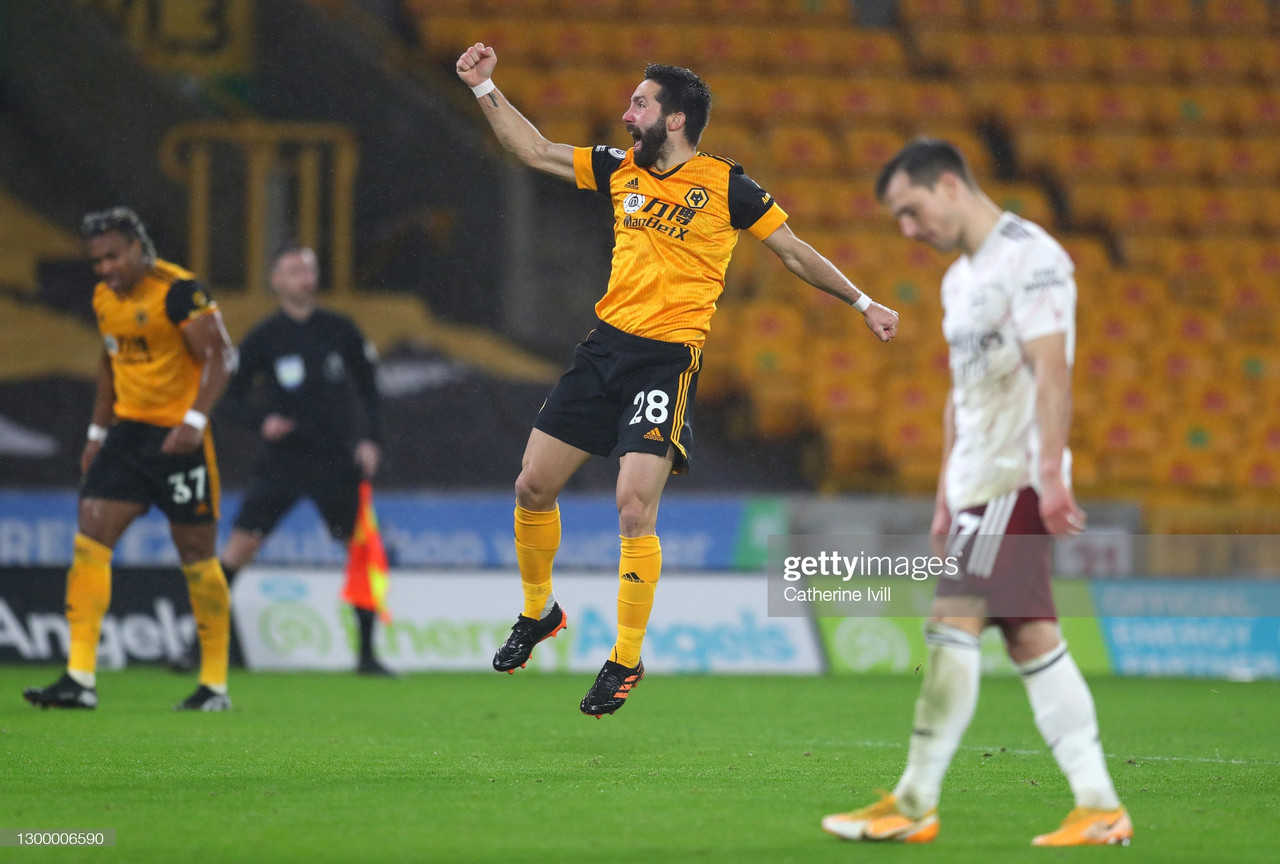 Wolves 2-1 Arsenal: Wanderers earn first league victory of the year against 9-man Arsenal