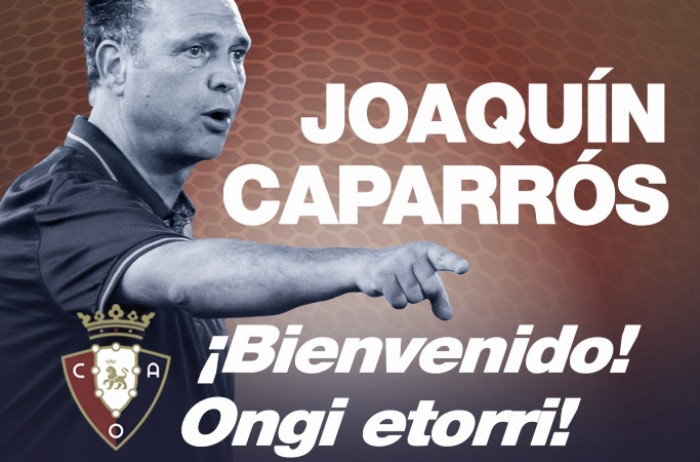 Joaquín Caparrós, nuevo entrenador de Osasuna