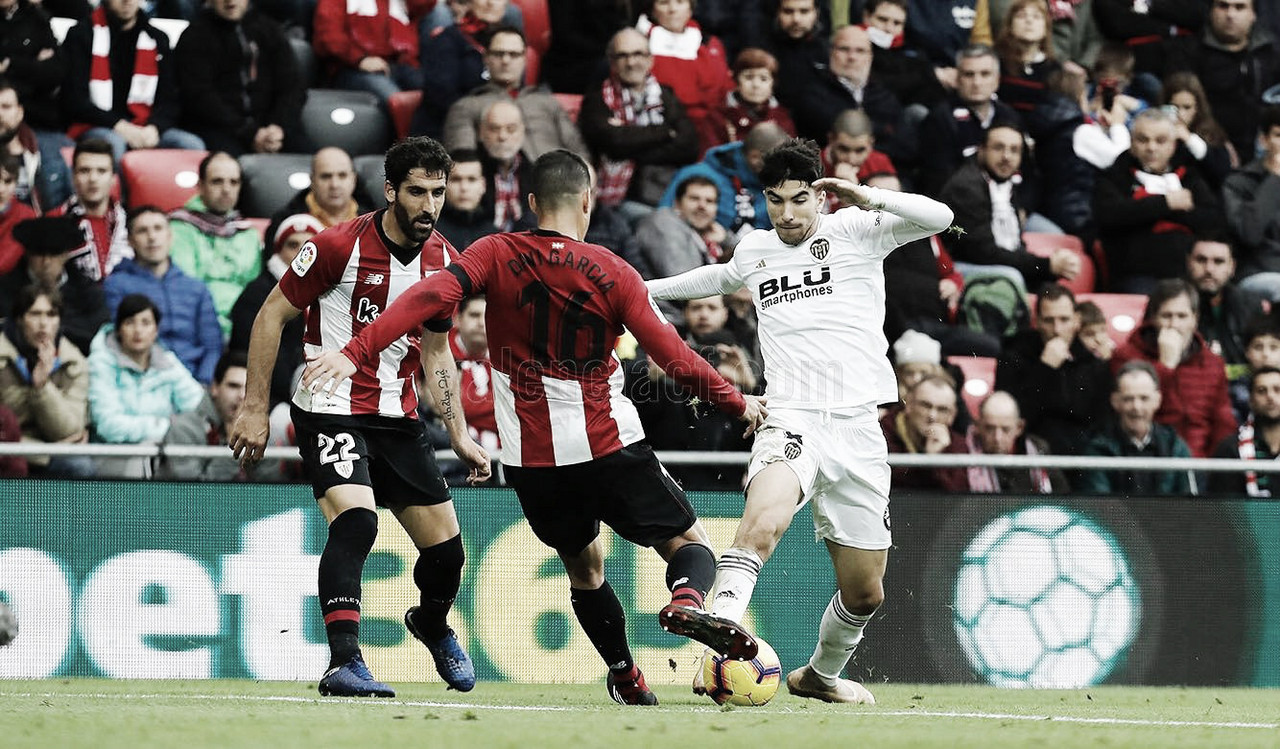 Em jogo truncado, Valencia e Athletic Bilbao ficam no empate sem gols