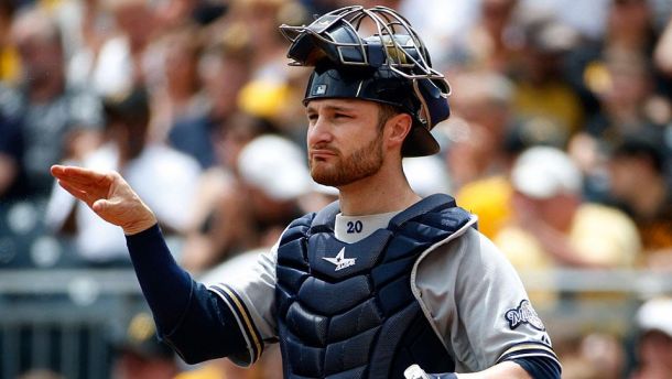 Milwaukee Brewers C Jonathan Lucroy Sidelined 4-6 Weeks After Hamstring Strain