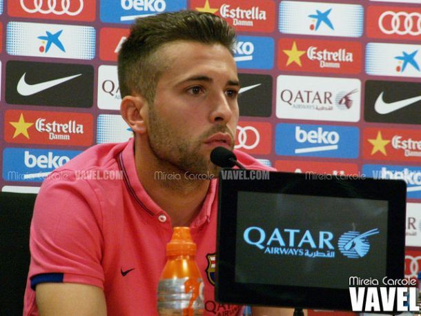 Jordi Alba acusa a Mateu Lahoz