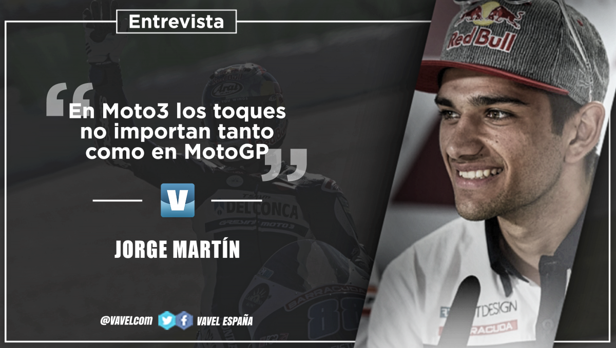 Entrevista. Jorge Martin: "En Moto3, los toques no importan tanto como en MotoGP"
