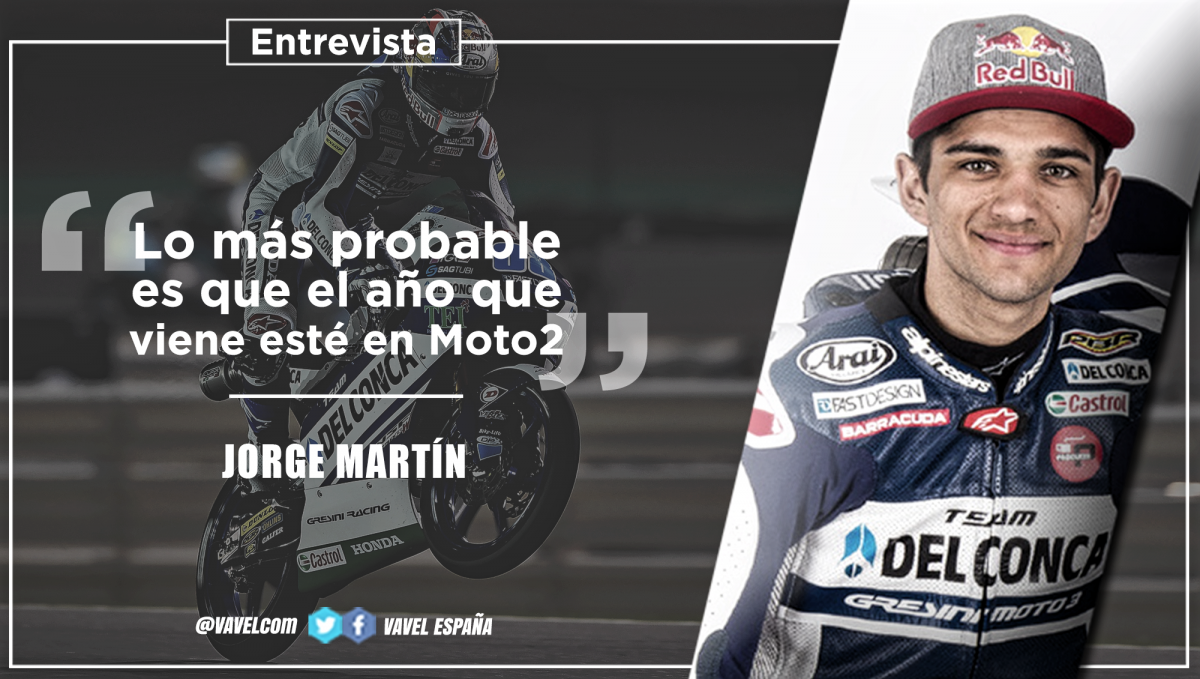 Entrevista. Jorge Martín: "Lo más probable es que el año que viene esté en Moto2"