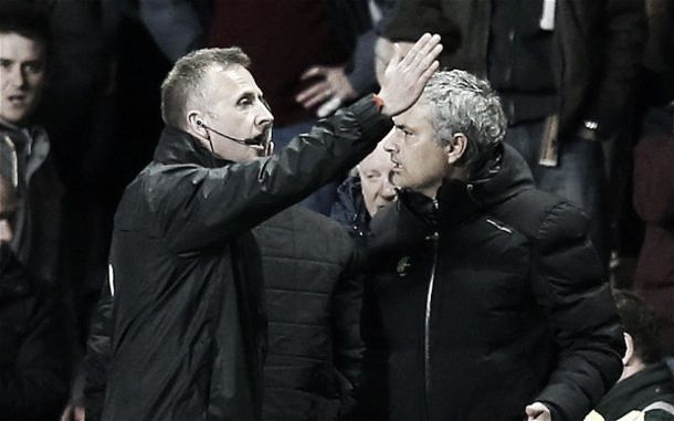 FA may take action on Mourinho and others after altercation at end of Aston Villa-Chelsea game