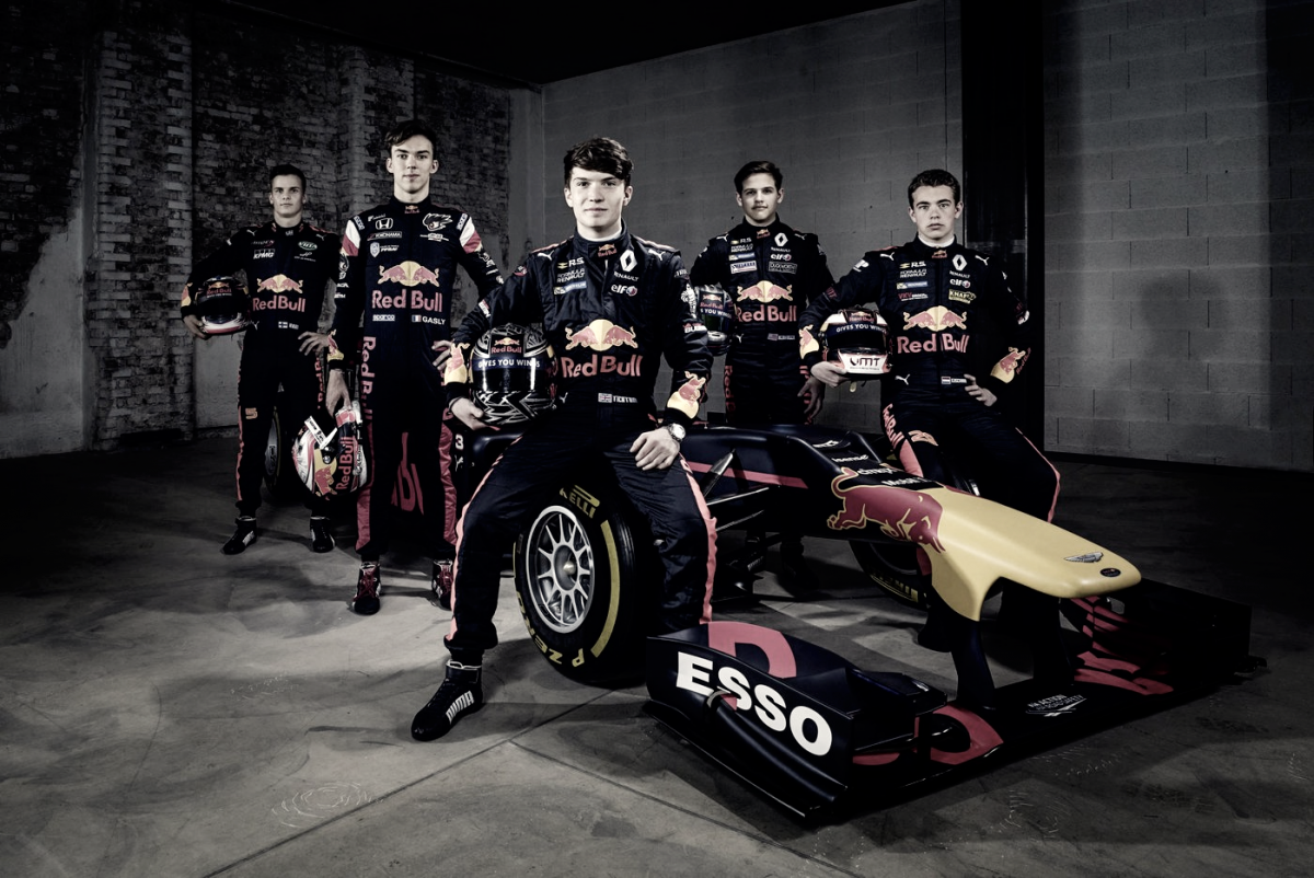 La nueva generación de pilotos del Red Bull Junior Team