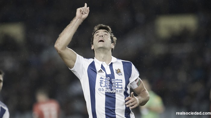Xabi Prieto: "Queremos mejorar lo hecho en la primera vuelta" Xabi Prieto: "Queremos mejorar lo hecho en la primera vuelta"